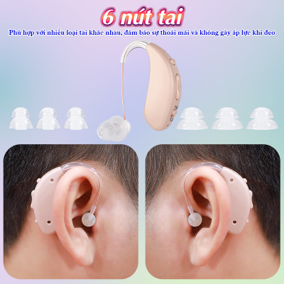 Máy trợ thính không dây pin sạc Axon A-308D - Có bộ lọc tiếng ồn thông minh