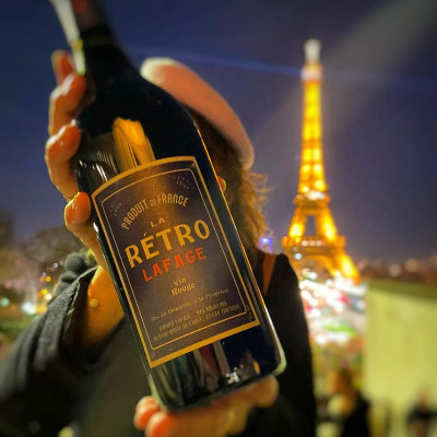 Rượu vang Organic Famille Lafage Narassa 2018 (Pháp) kèm túi hộp,đồ khui  