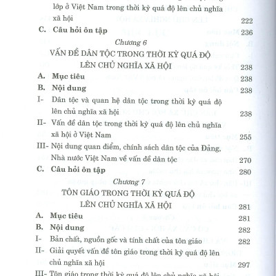 Giáo Trình Chủ Nghĩa Xã Hội Khoa Học (Dành Cho Bậc Đại Học Hệ Chuyên Lý Luận Chính Trị)