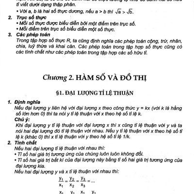 500 Bài Toán Chọn Lọc Đại Số Lớp 7