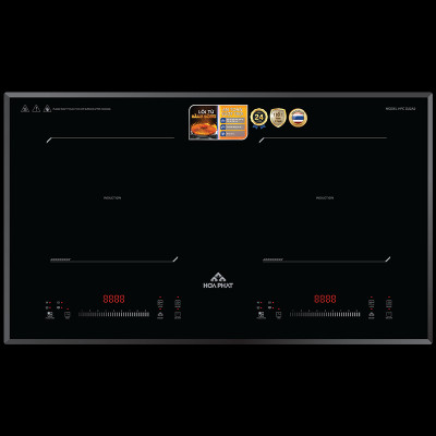 Tặng bộ 3 nồi Naruko khi mua Bếp điện từ đôi FUNIKI - HPC D22A2 - Hàng chính hãng