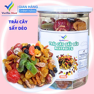 Trái Cây Sấy Dẻo Mix Vị ViettinMart 300g