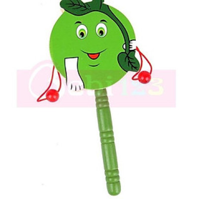 Trống gỗ lục lạc xúc xắc vui nhộn cho bé