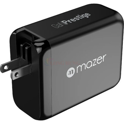 Cốc sạc Mazer Infinite.Boost SuperMINI GaN3 200W 3Type-C 1 USB M-GAN200W - Hàng chính hãng