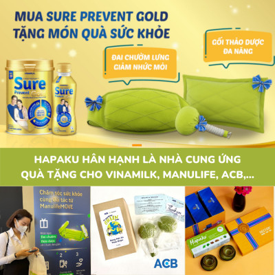 Bộ đai chườm nóng thảo dược giảm đau vai gáy dùng điện - Hapaku