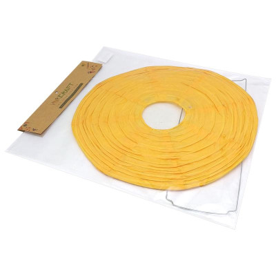 Lồng Đèn Giấy Trơn Tròn 30 Cm Vinacraft - Màu Vàng