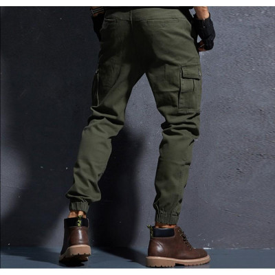 Quần jogger kaki túi hộp dã ngoại_có thun