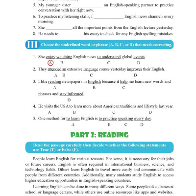 Bài Tập Bổ Trợ Toàn Diện Tiếng Anh 9 - Người Bạn Đồng Hành Của Các Học Sinh