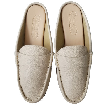 Dép Sục Nữ Da Bò Thật BIGGBEN Cao 5 phân SBN55