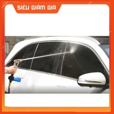 Bộ dây vòi xịt nước rửa xe, tưới cây . tăng áp 3 lần, loại 15m 206701-1 đầu đồng, cút, nối PE