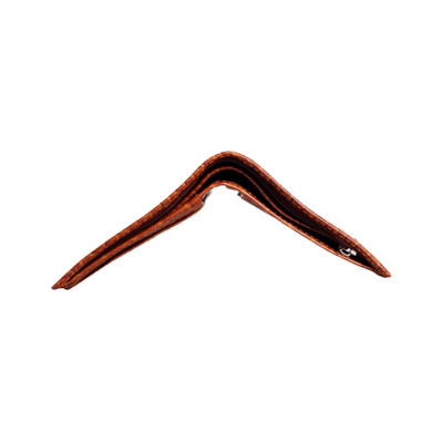 HJ2119 - Bóp nam Huy Hoàng vân cá sấu kiểu đứng màu da