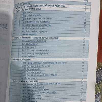 Bộ đề kiểm tra toán 6 tập 1