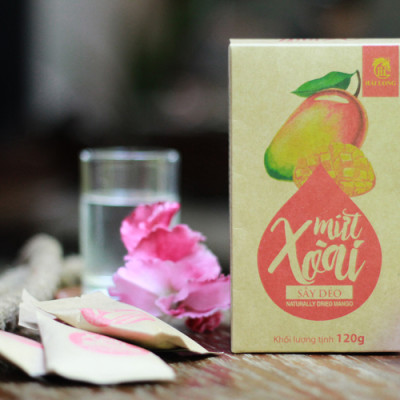 Combo Mứt Xoài Sấy Dẻo Hải Long (120g) + Mãng Cầu Sấy Dẻo Hải Long (120g)